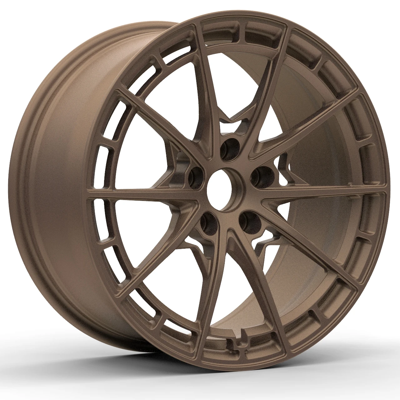Deep Concave Unique Design Personalized Forged Alloy Wheels  Matte Black Forged Wheels