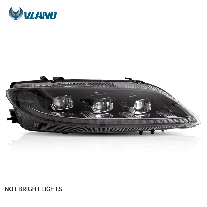 VLAND Manufacturer Wholesales Full LED Headlights Animation DRL Car Sequential Head Light Front Lamp 2003-2015 for Mazda 6