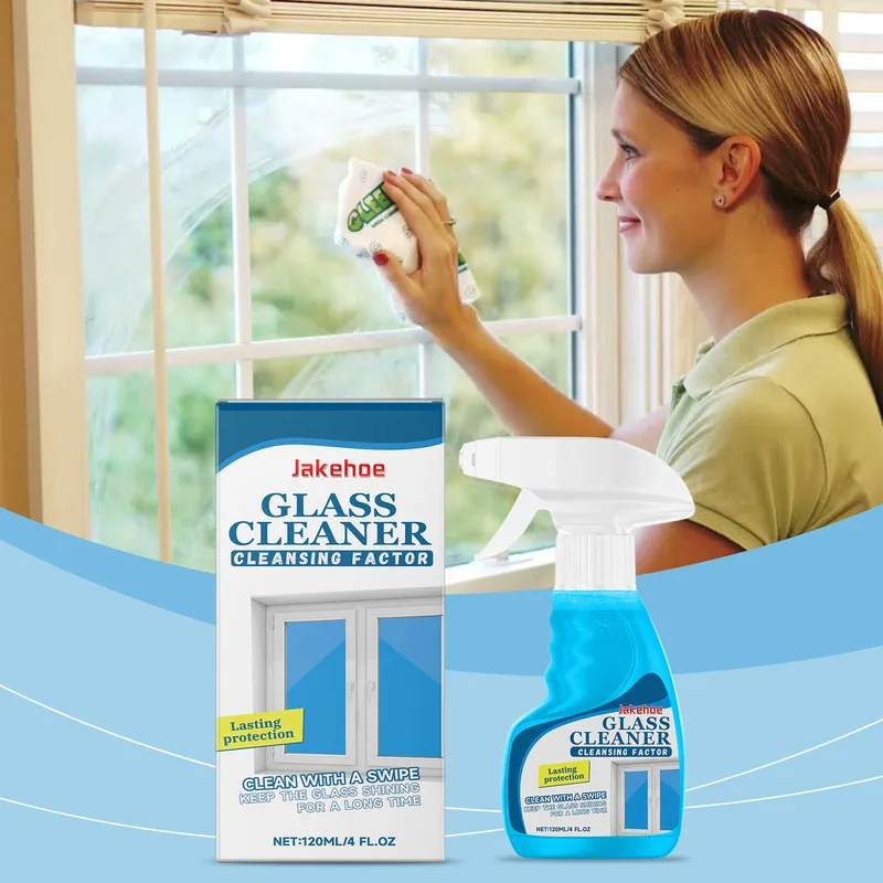 

Jakehoe Oil Dust Remover Stain Cleaner Glass Cleaning Spray All in One Solution for Spotless Glass Surfaces