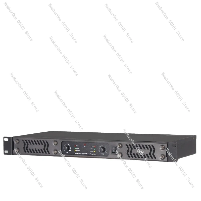 2-Channel Pure Digital Power Amplifier, High Power Stereo Amp Kit for Performance, Conference & Home Audio