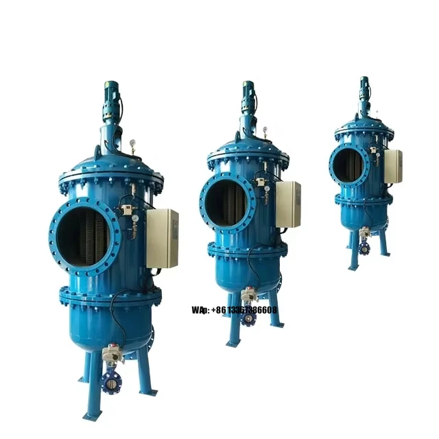 Multi Cartridge Automatic Backwash Stainless Steel Filter Housing 50000L/Hour