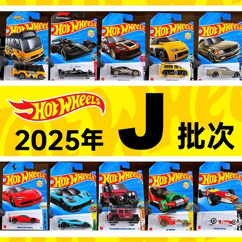 Mattel Hot Wheels 1/64 serie Mainline coche básico 2025 J K L funda coleccionable coche juguetes vehículo fundido a presión
