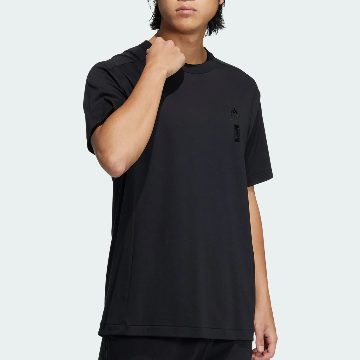 Adidas genuine Wuji series men's simple and breathable sports short sleeves IW1518