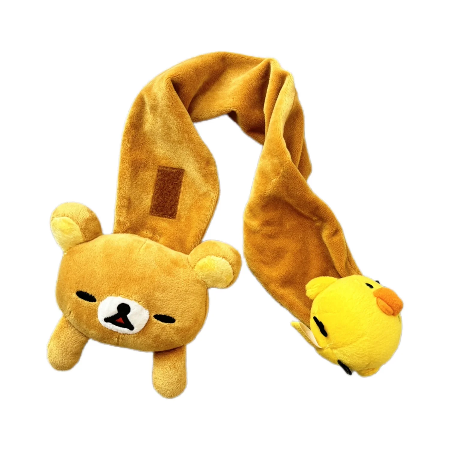 

Новый кавайный аниме Rilakkuma Bear детский плюшевый 3D шарф детские зимние шарфы теплый чехол для шеи для женщин