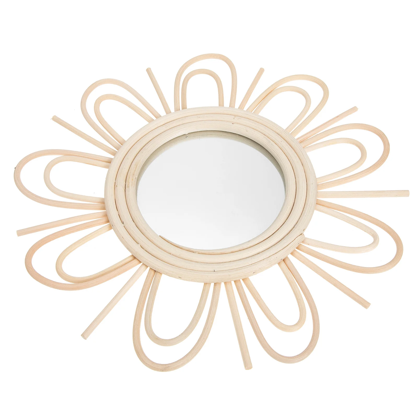 

Woven Mirror Simple Style Wall Hanging Decor For Home Home Wall Decor Hotel Makeup Art Craft Unique Pendant