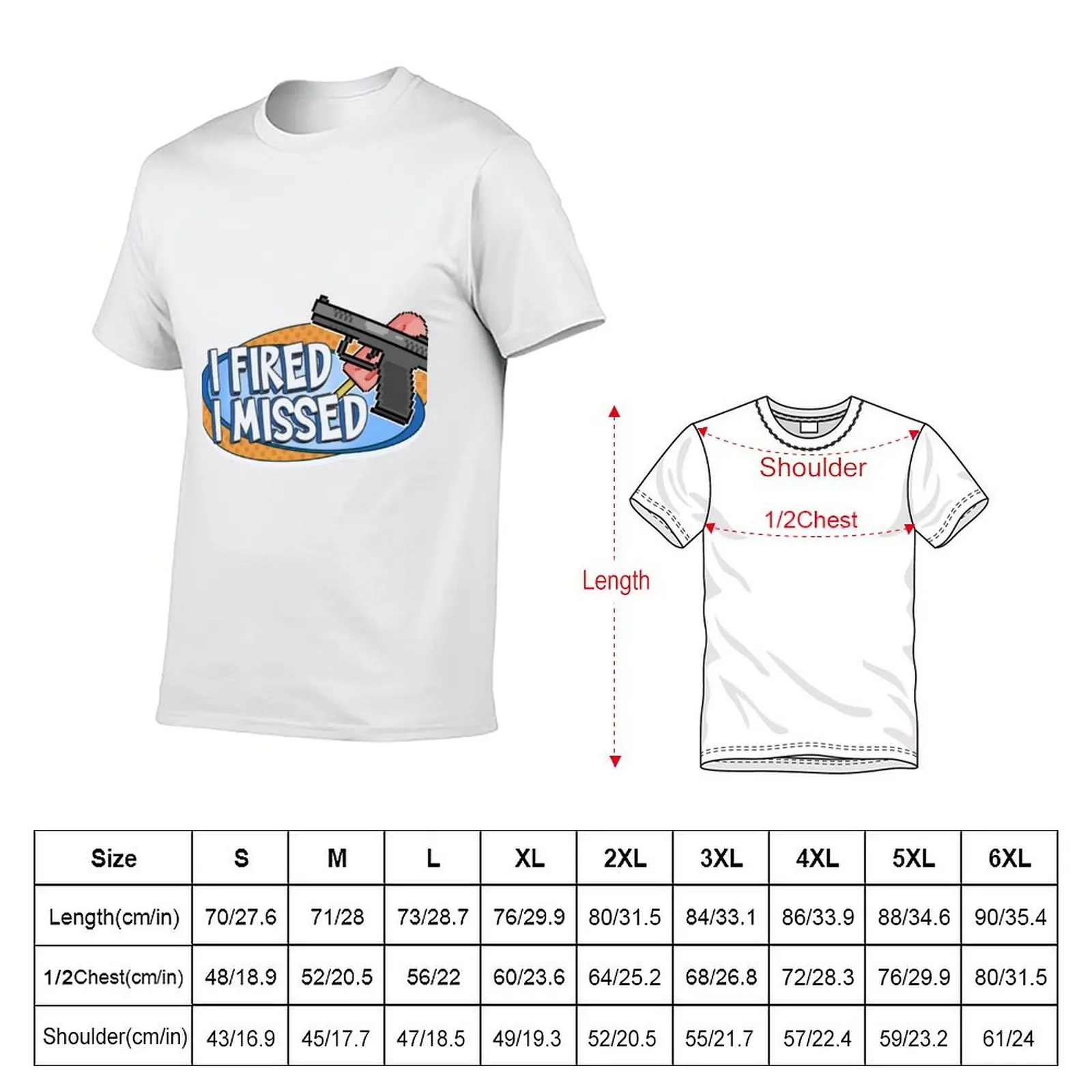 I Fired I Missed - Game Grumps Fandom T-Shirt Casual Soft Cotton Short Sleeve Tee