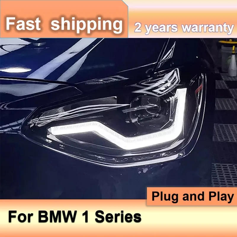 

Car Accessories for BMW F20 Headlight 2012-2015 BMW 1 Series Head Light DRL Turn Signal High Beam Projector Lens