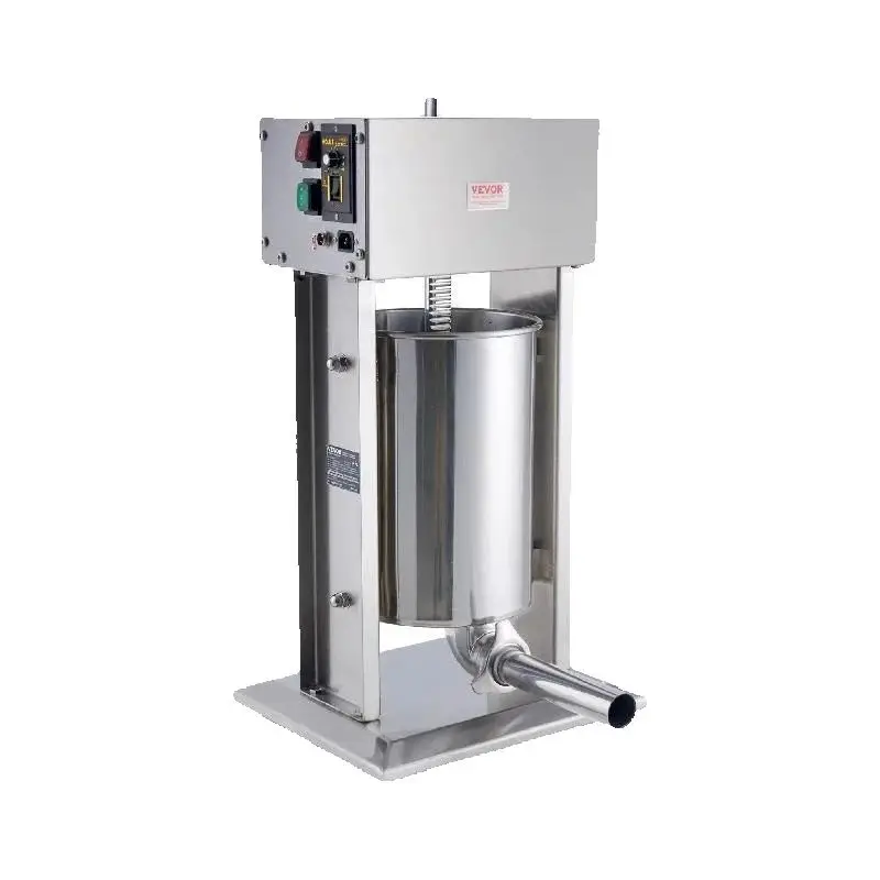 SucceBuy الكهربائية السجق ستوفير العمودي اللحوم ستوفير التحكم في السرعة دواسة القدم مصنوعة من 304 الفولاذ المقاوم للصدأ 5 أنابيب حشو #1