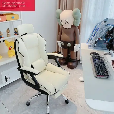 오래 지속되는 편안한 등받이 의자, 인체공학적 사무실 의자, 학생 기숙사 회전 의자, 게임용 컴퓨터 의자, 2024 신제품