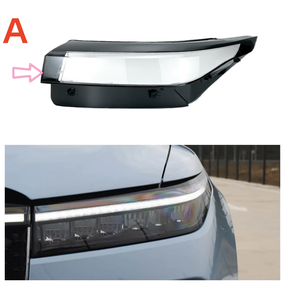 For Leading Ideal One 2019 2020 2021 Car Interior Replacement Parts Lampcover Caps Headlights Cover