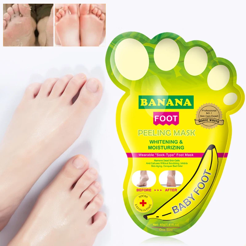 

Exfoliating Foot Mask For Dead Skin Removal Foot Care Tool Moisturizing Nourishes Skin Anti Crack Foot Peeling Whitening Foot