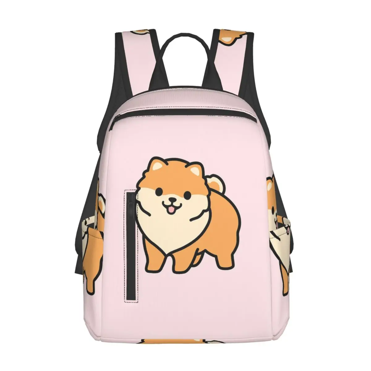 

Рюкзак Pomeranian, вместительный рюкзак для детей, школьная сумка, сумки на плечо для мужчин и женщин