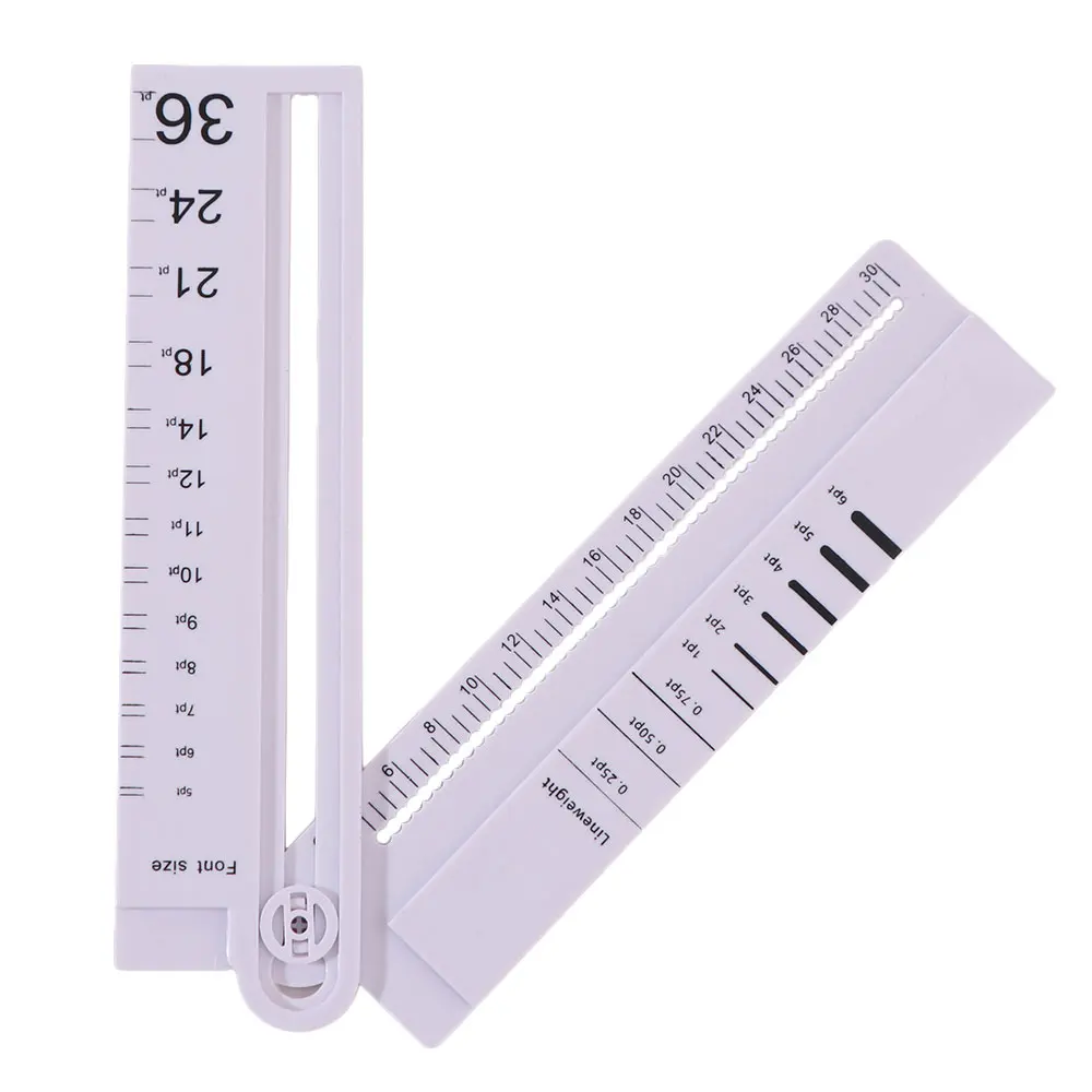 30cm Geometric Drawing Ruler Angle Measurement White Folding Geometric Ruler ABS Measuring Tool Circular Drawing Ruler
