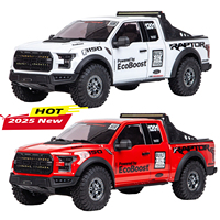 KM F150 RC Pickup Truck 1/8 4x4 Electric RC Climbing Car Model RTR 2.4G Simulation Remote Control Off-road Pickup Truck Boy Toys