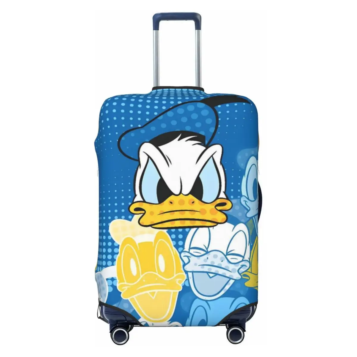 

Эластичный чехол для чемодана с изображением Дональда Дака в стиле аниме, защитный чехол для багажа, подходит для чемоданов 18-32 дюйма