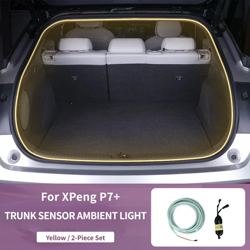 For XPENG P7+ 2026 2027 Car Styling Trunk Lights Cargo Lamps Tailgates Lighting Decorative Interior Durable Pro Car Accessories