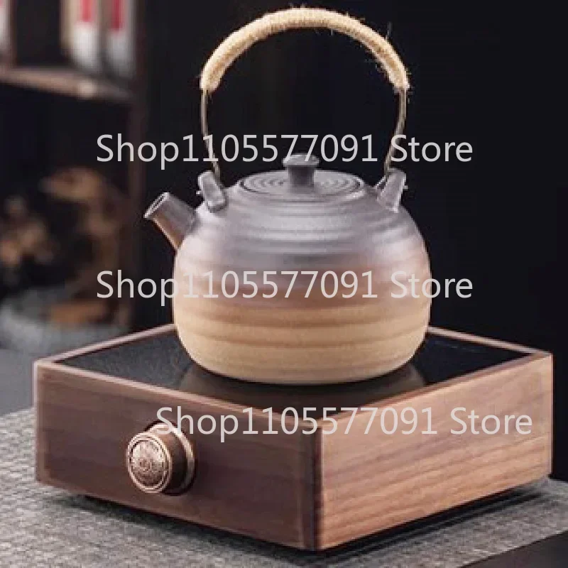 750W/1000W Electric Ceramic Stove Walnut Wood Home Tea Making Machine Coffee Hot Plates Multi-function Boiling Water Heater 220V