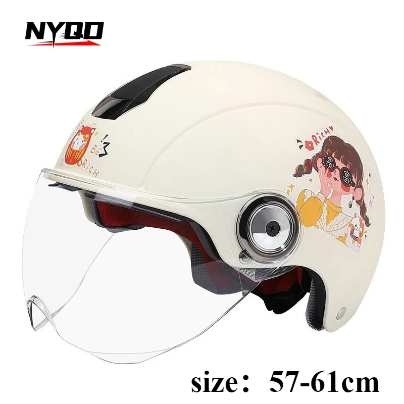 

Electric Vehicle Children's Safety Helmets Cartoon Cute Breathable Sun Protection Summer Cycling Children Summer Safety Helmet