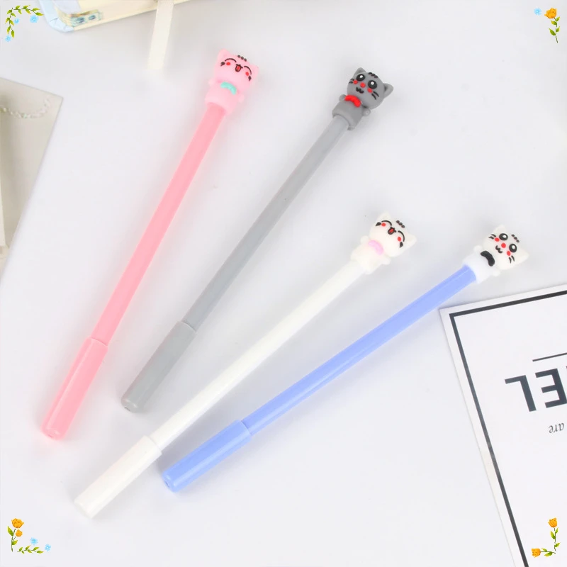 24 шт., перьевая ручка в виде кошки