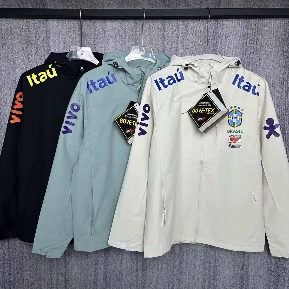 سترة لاعب مقاومة للرياح ومضادة للماء مبطنة بالصوف دافئة للتدريب والمباريات قبل المباراة نسخة اللاعبين بأكمام طويلة زي كرة القدم #2