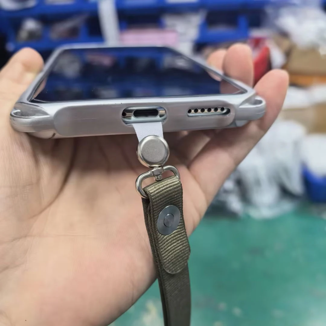 Hochwertiges Offizielles Magnetisches Gewebtes Armband für Original iPhone 18 Pro Max 17 16 15 17Air 14 Handy-Lanyard Anti-Verlust Apple Handgelenkband – Detail 2