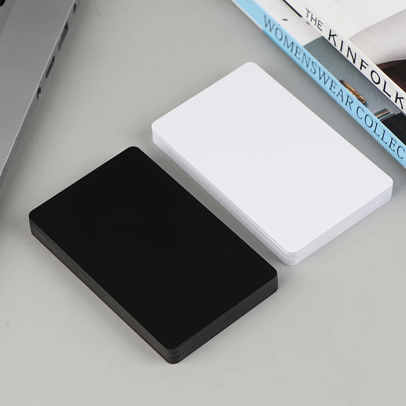 Hot Sale 5/10Pcs NFC215 Black White Cards Rewritable NFC NT-AG215 PVC Cards Blank Easy Convenient Programmable NFC Business Card