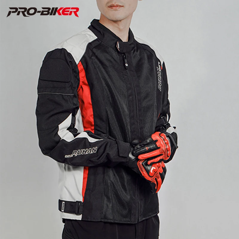 

Motorcycle Riding Suit Summer Breathable Soft Mesh Motocross Clothes Built-in 5Pcs CE Gear Set Wear Resistant Fall Prevention