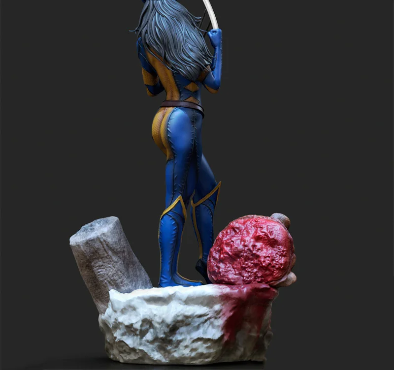1/24  1/18  Resin Model Kit Female Wolverine Figurine Unpainted No Color RW-1302