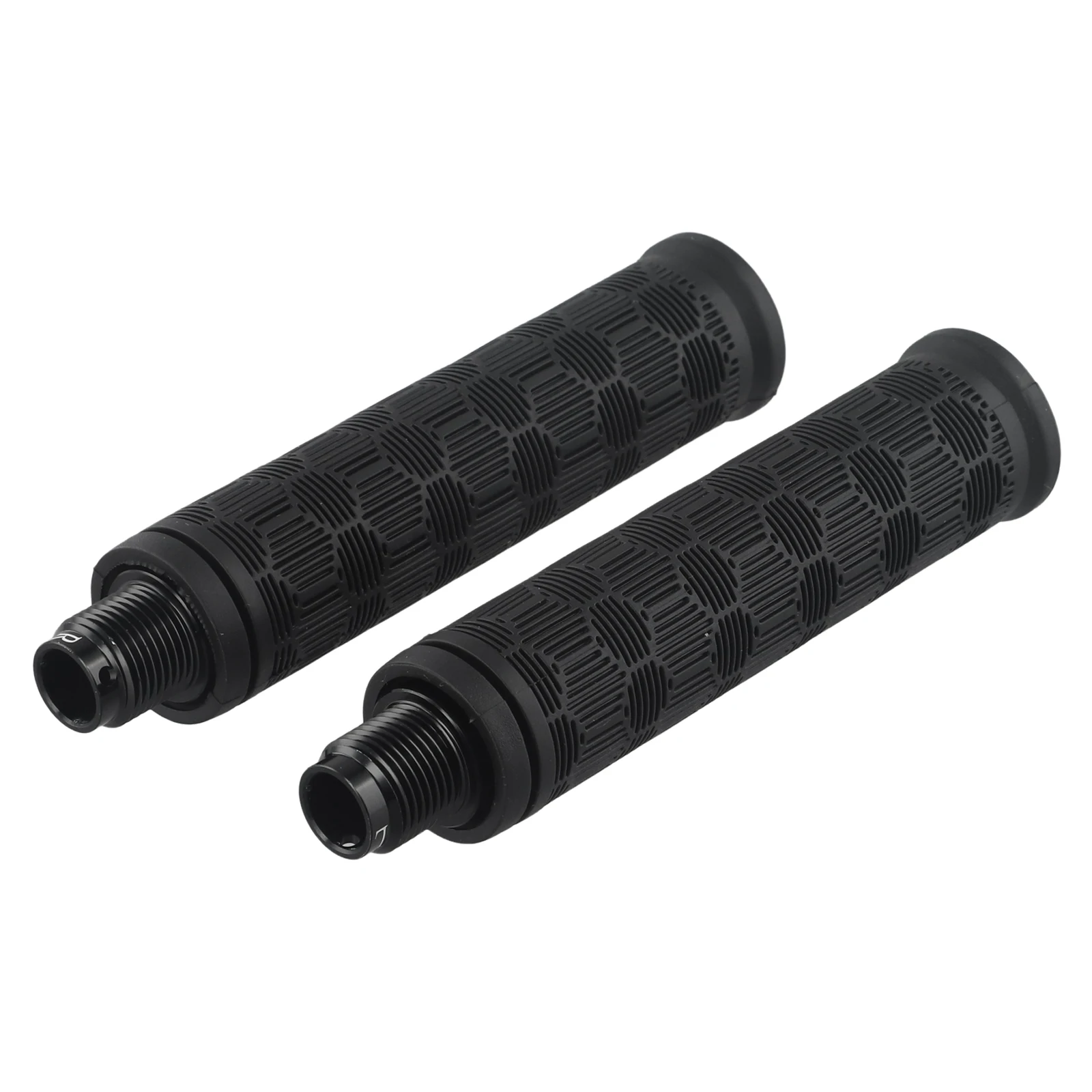 

Красивые портативные детали руля 22 мм, черные, Лидер продаж, новая резина, 1 пара, 263 г/пара, аксессуары из алюминиевого сплава