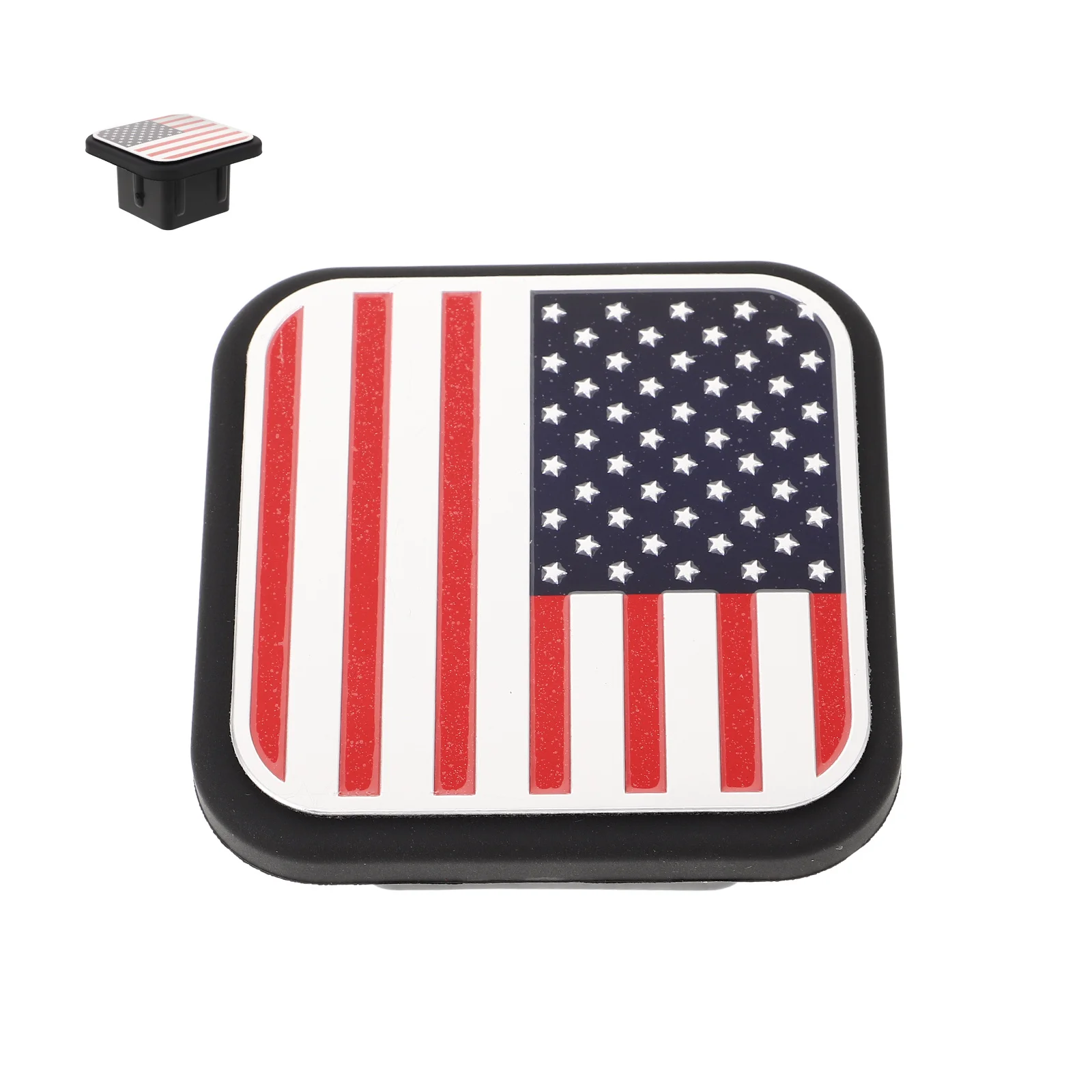 

Hitch Cover for 2 Inch Receiver Trailer Plug Cap Protective Rubber Cover for Rv Trailer Camper Towing Hitch Accessories