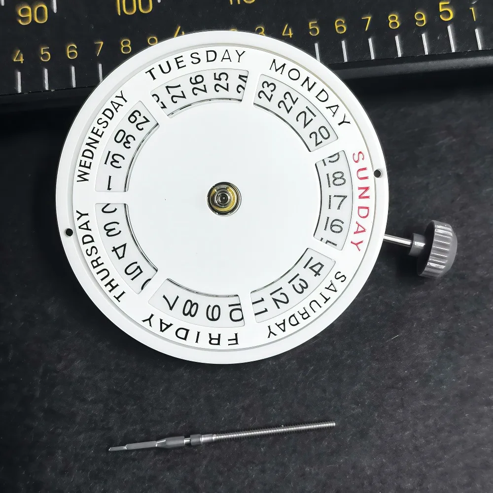 Japan Miyota 8285 Automatic  Mechanical Movement Date Watch Mechanism with Week at 12:00/Date at 3:00 O'clock 8285 Watch Part