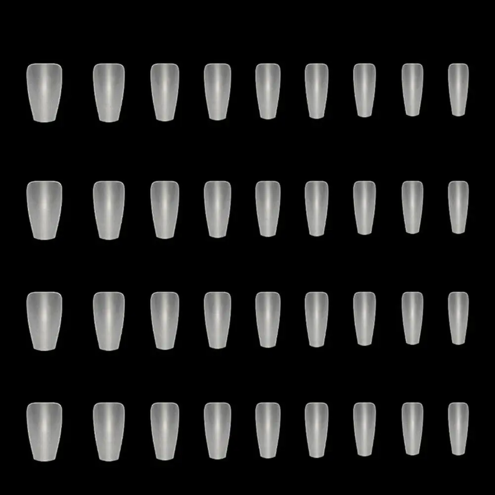 300Pcs Fake Nails  Mixed Size   DIY Fake Nails Trapezoid Almond False Nails