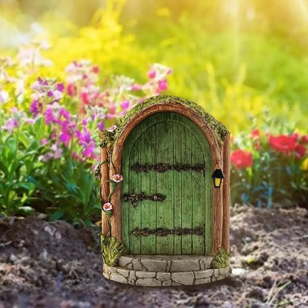

Children's Toys Wooden Elven Gate Miniatures Fairy Gate Cute Fairy Doll Gate Fairy Tales Mini Garden