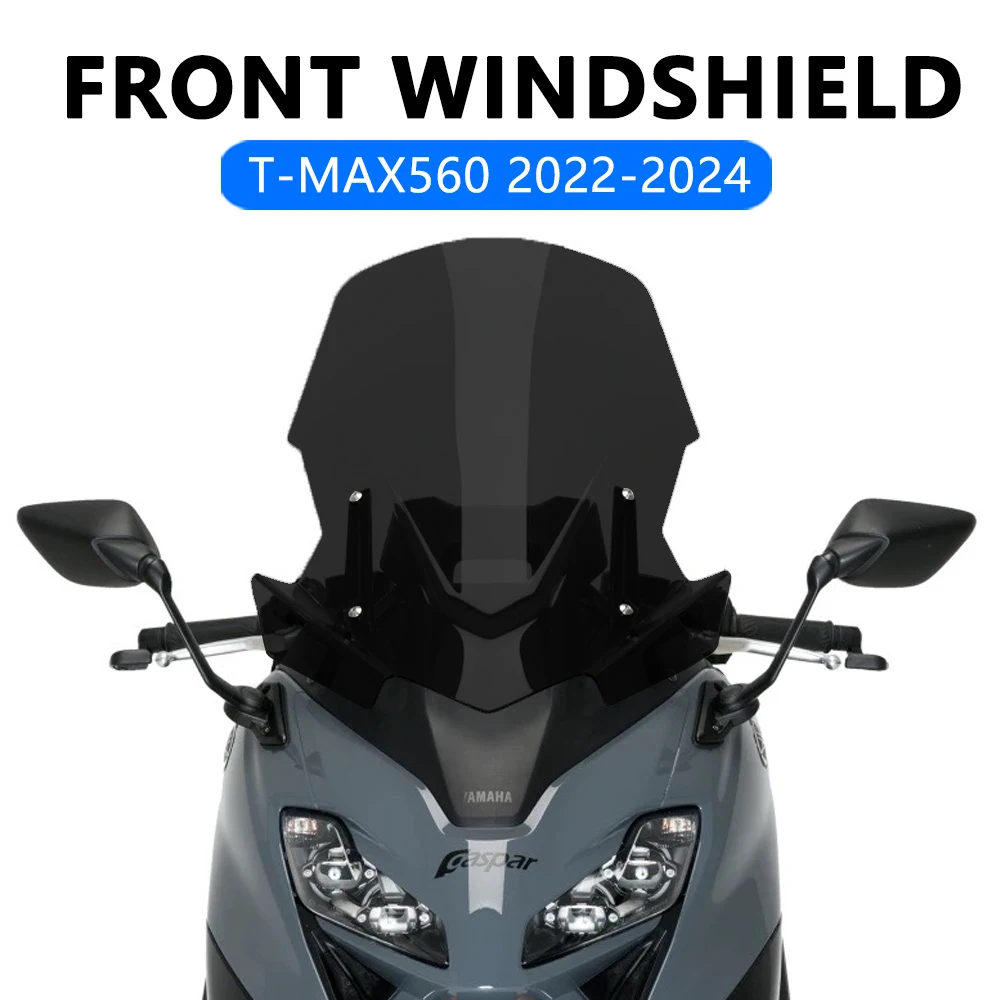 Motorcycle Accessories NEW Sport WindScreen Windshield Visor Deflector Fits For YAMAHA T-MAX560 TMAX560 T-MAX 560 2022 2023 2024