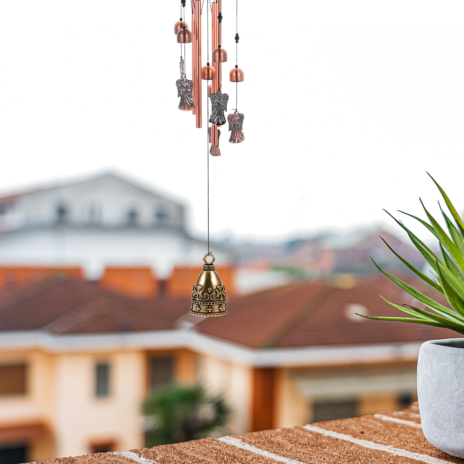 

2Pcs Copper Bell Charm Small Metal Bells for Decoration Creative Festival Wind Chime Bell Home Office Decor