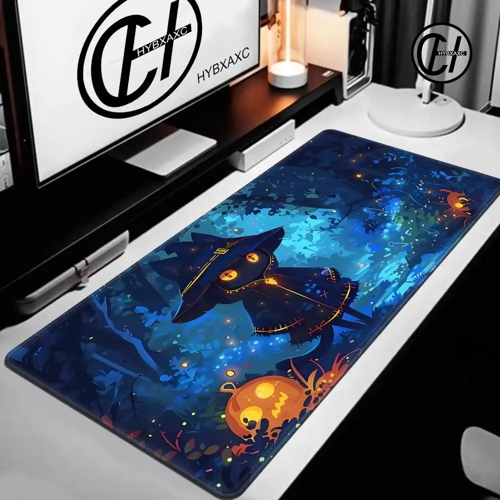 

Cute Cat Wizard MTG Playmat Mouse Pad Large Rubber Anti-slip Desk Accessories Mousepad for Office&Gamer Keyboard Mats Decor Mat