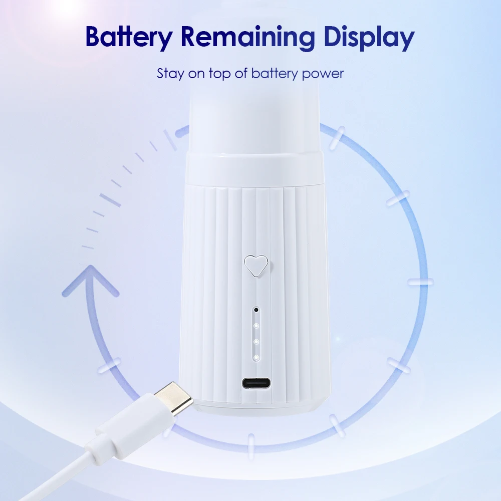 Portable USB Rechargeable Mini Electric High Pressure Oxygen Atomizer Air Compressor Spray Gun Sprayer Oxygen Injector Small Bubble Beauty Nano Skin Facial Hydration Moisturizing Skin Care Tools