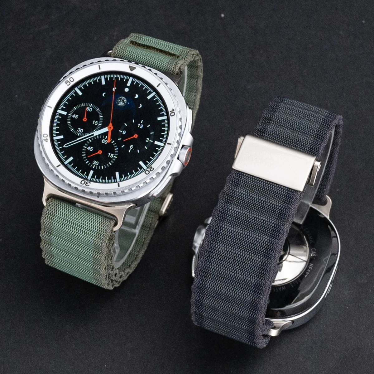 

Нейлоновый ремешок с волнистой петлей для Samsung Galaxy watch 8, 40 мм, 44 мм, мягкий браслет Galaxy watch 8, классический сменный ремешок 46 мм