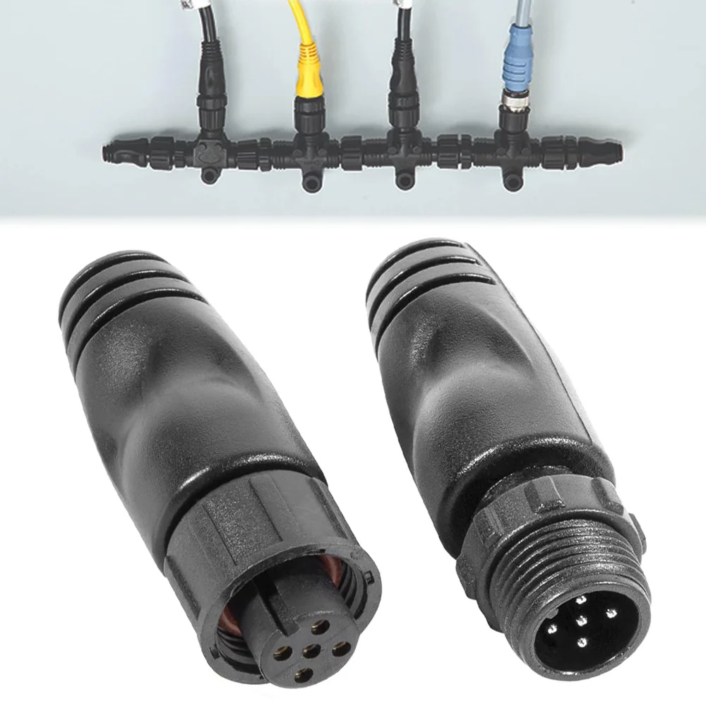 Male/Female Terminators for NMEA 2000(N2k)Network Compatible with Lowrance Simrad B&G Navico Garmin Networks for M12 5Pin IP67