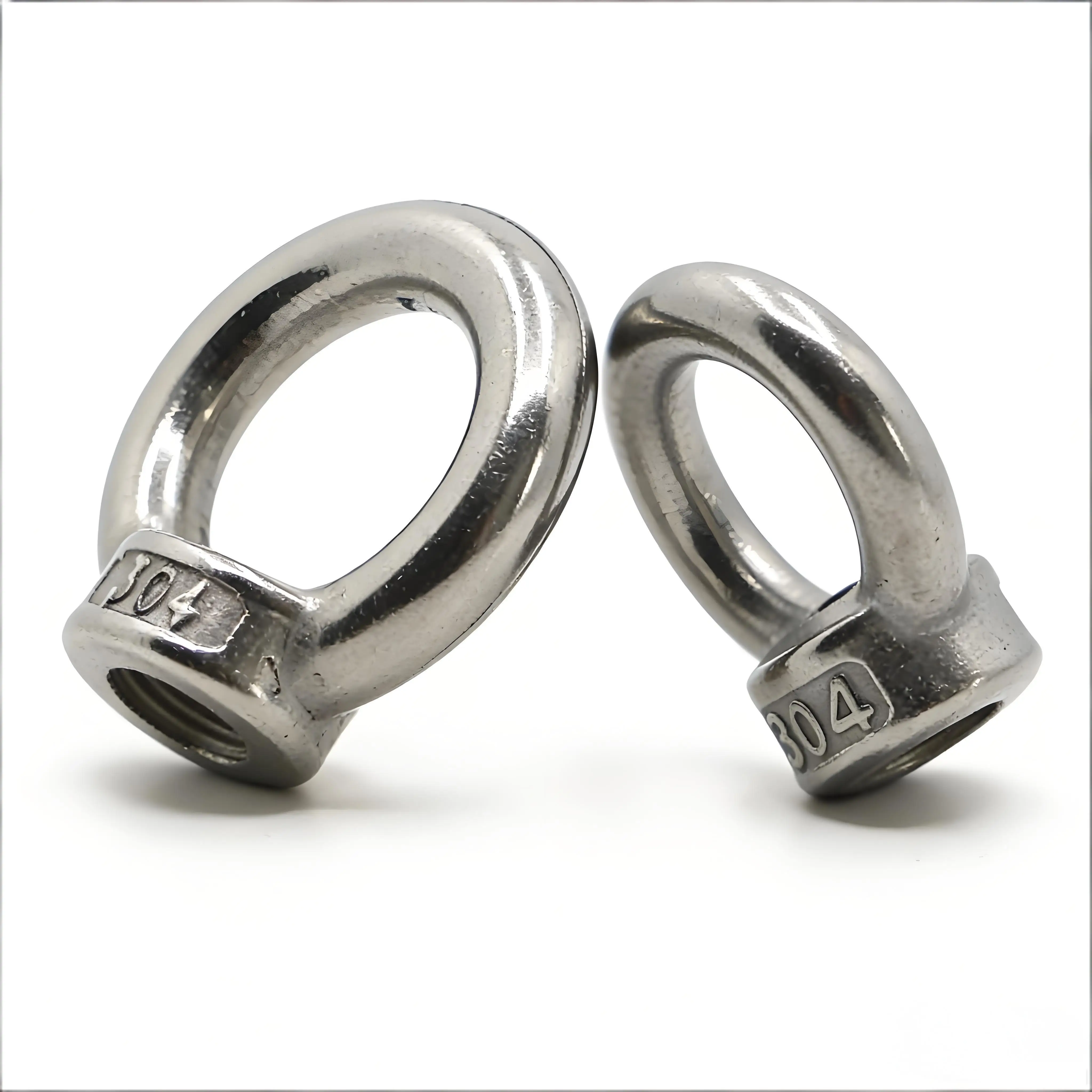 304 Stainless Steel DIN582 Lifting Eye Nut M3 M4 M5 M6 M8 M10 M12 Thread Nut Rigging Accessories