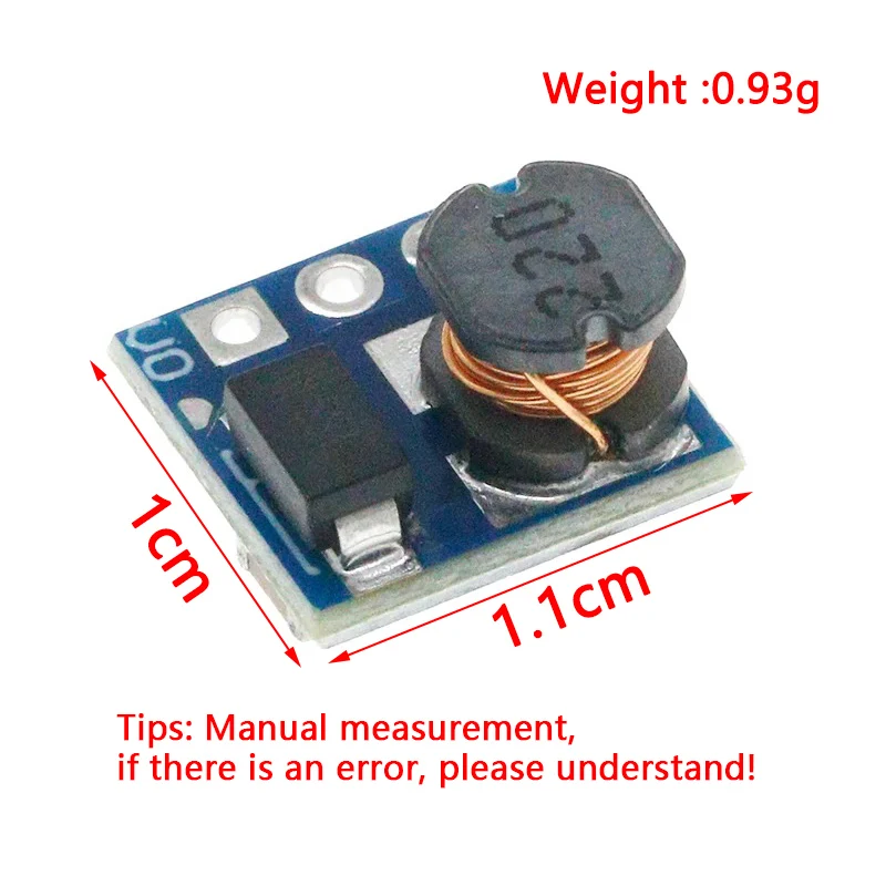 1PCS /5PCS/10pcs 0.9-5V To 5V DC-DC Step-Up Power Module Voltage Boost Converter Board 1.5V 1.8V 2.5V 3V 3.3V 3.7V 4.2V To 5V