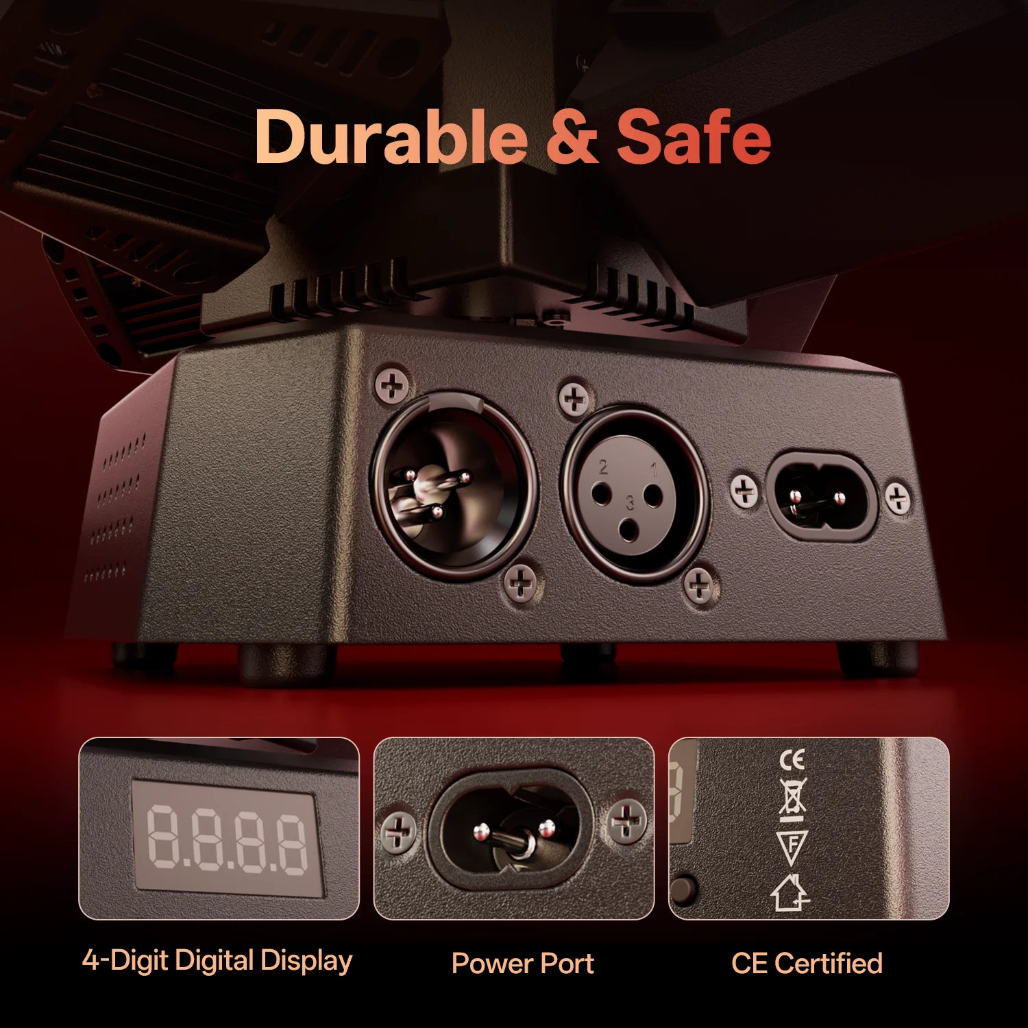 DayFlicker 120W RGBW 4-Arm Beam Magic Ball Stage Light - Remote, Sound-Activated DMX512 Master/Slave Modes for Club Bar Party