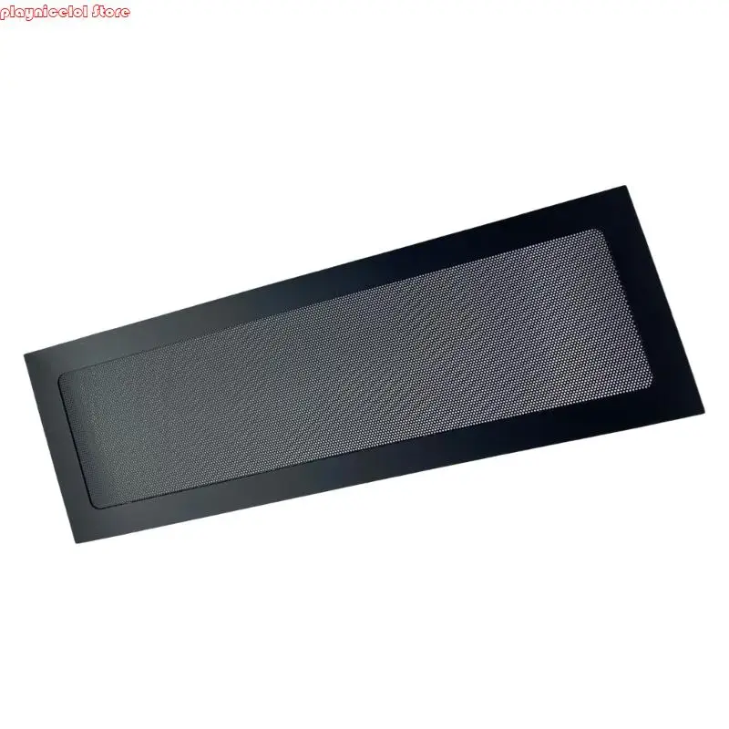 E8BA Twee magnetische pc -case stoffilters 12x24cm PVC -materiaalbevestiging voor onderhoud het CPU -koelsysteem