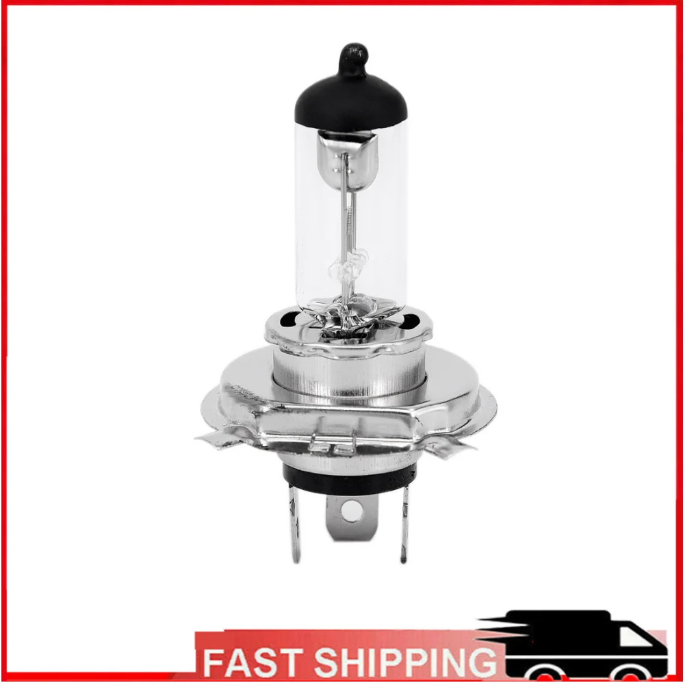 1×H4 Auto Halogen Bulb 100W 4300K Xenon Headlight Yellow Lamp Bulb With Aluminum Alloy Base Car Lights Accessory