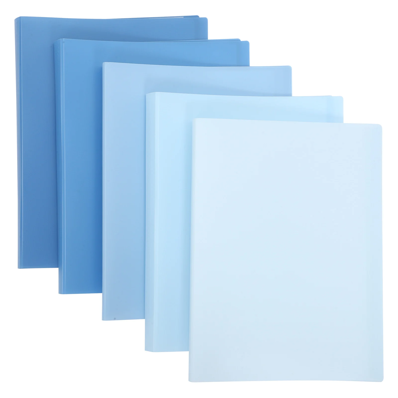 

5 шт., папка для файлов градиентного цвета, портативный органайзер для хранения документов для квитанций, клет, художественных работ, многофункциональные пластиковые папки