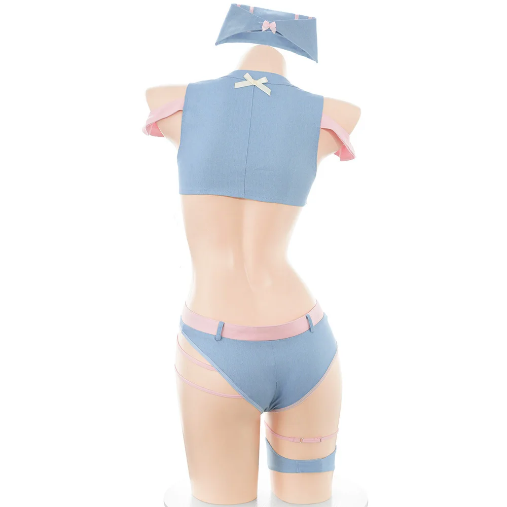 

XXOO Эротическая сексуальная аниме девушка милая униформа медсестры женская боевая одежда с пряжкой косплей костюм