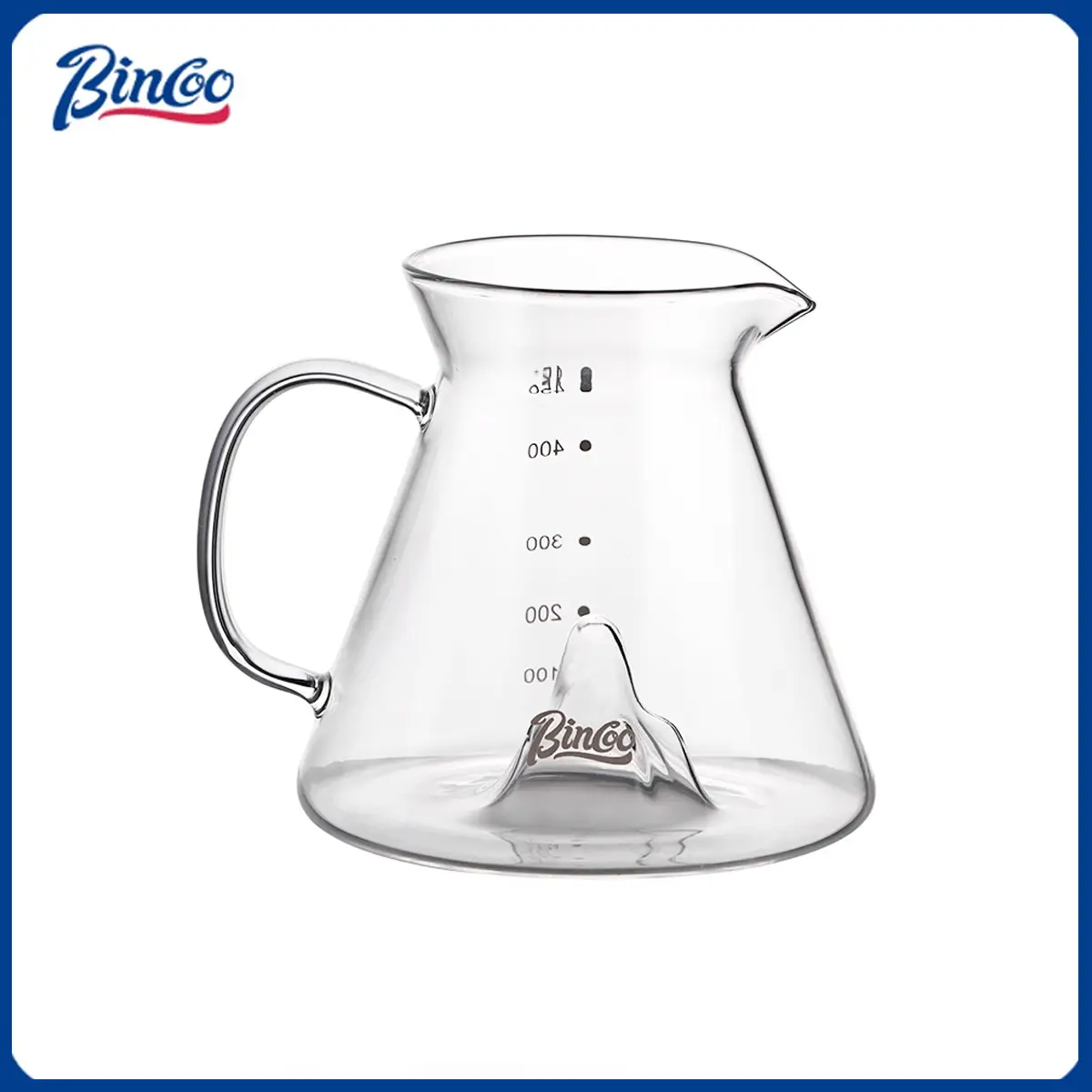 BINCOO 450ml 푸어 오버 커피 드리퍼 유리 쉐어링 포트 깔때기 드립 커피 메이커 핸드 브루드 컵 커피 세트 필터 페이퍼 포함