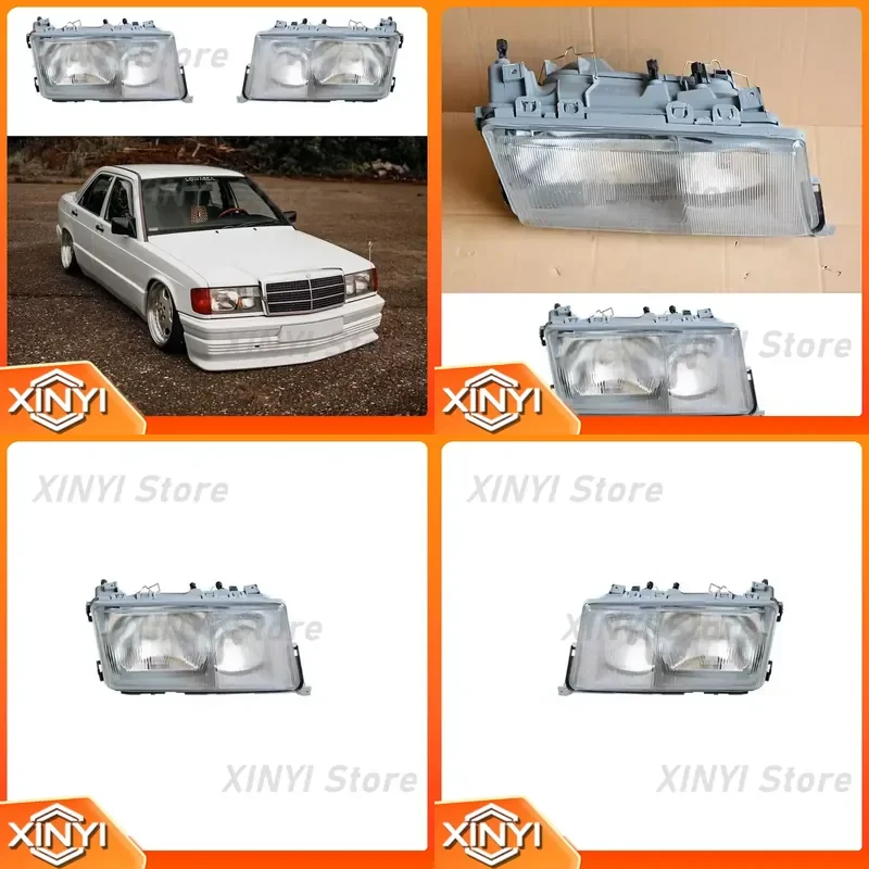 Headlight Head Light for Mercedes Benz E Class W201 190E 1982-1993