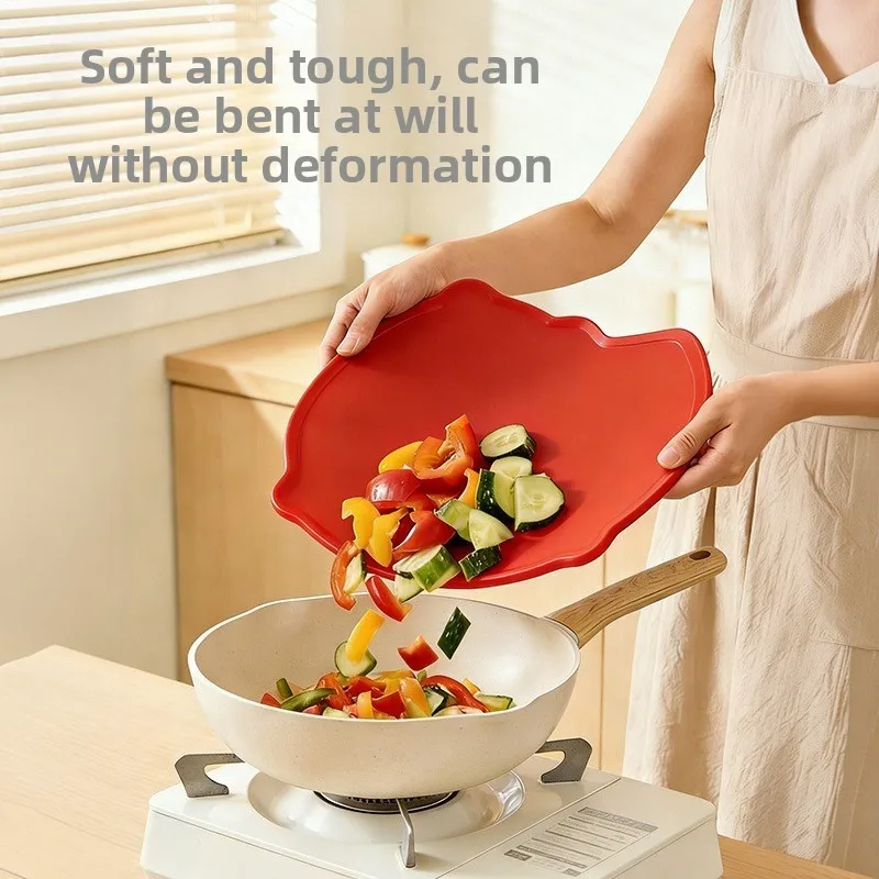 Food Grade TPU Cutting Board Antibacterial Non-slip Kitchen Chopping Board Thickened Cutting Board for Meat Vegetable Fruit