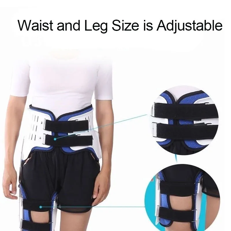 Hip Stabiliser Support Brace Corrector Hinged Hip Abduction Orthosis & Hip Groin Hamstring Thigh Sciatic Nerve Pain Relief